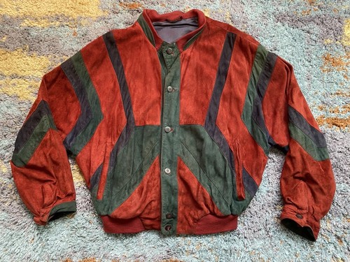 Vintage 80s 90s wildlederjacke - vintage,