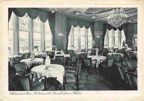 Hamburg city alsterpavillon - ,