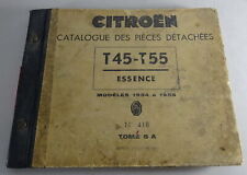 Teilekatalog / Ersatzteilliste Citroen LKW T 45 / T 46 / T 55 Stand 10/1955
