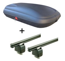 Dachbox VDPBA320 320 Ltr+AURILIS PRO Dachträger für für Mercedes Vito ab 15