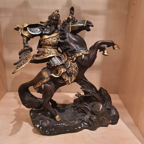 Bronze krieger pferd - bronze,