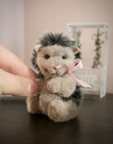 Ooak miniatur igel künstler - miniatur,