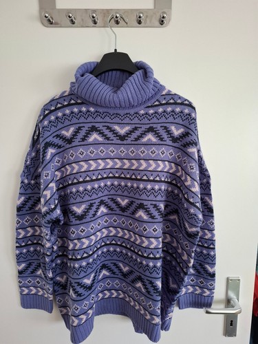 Pullover lila norwegermuster - lila,