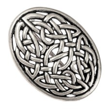 Brosche ovaler knoten - brosche, knoten"