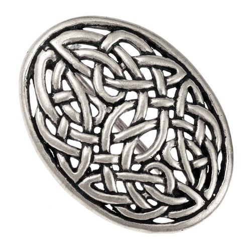 Brosche ovaler knoten - "ovaler, knoten"