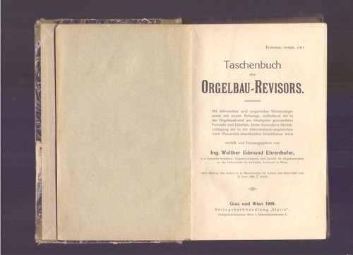 1909 ehrenhofer walther edmund - walther,