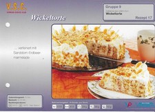 Vemmina Rezeptkarte  -   Wickeltorte    - Gruppe 9 Rezept 17