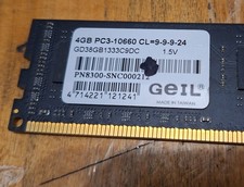 1x 4GB DDR3 GEIL
