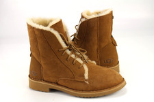 UGG UGGS Gr.38 Damen Halbschuhe Stiefel Stiefeletten Boots  Braun TOP  K 96