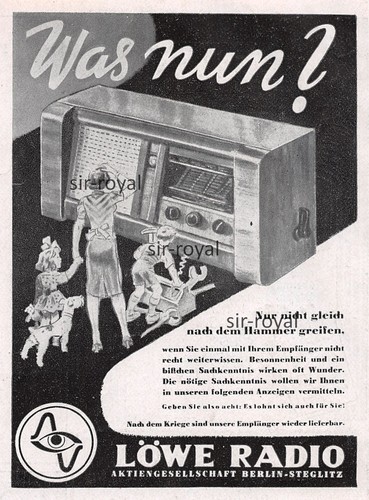 Löwe radio 1942 - radio,
