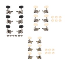 6x String Tuning Pegs Maschine Köpfe für Folk Gitarren Akustische Gitarren