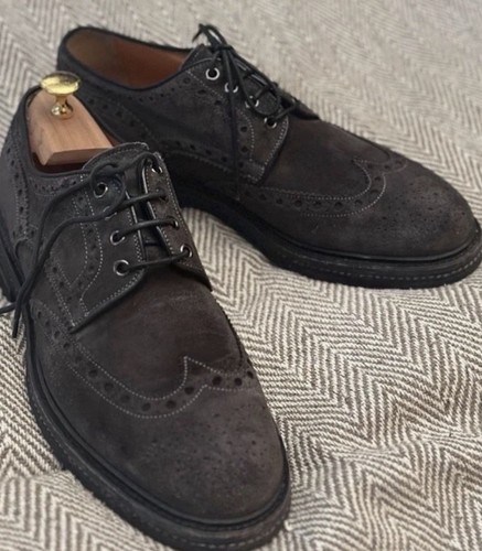 Santoni budapester grau braun - santoni,