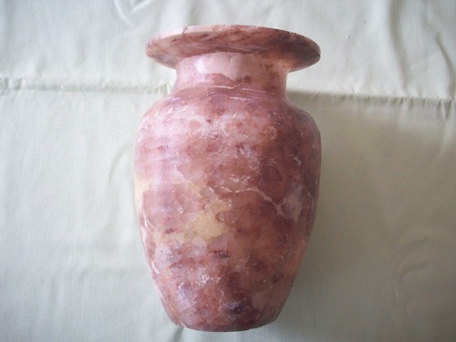 Vase naturstein marmoriert - marmoriert, *