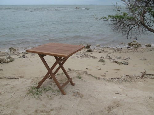 Teak tisch massiver - teak,