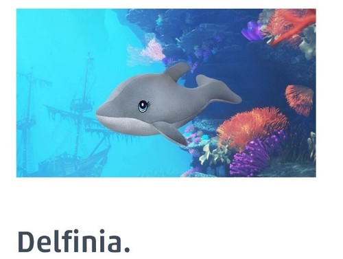 Neu delfinia plüsch - delfinia, plüsch-tier