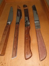 Solingen zwilling Teak Messer Sammlung Vintage Küche Holz Antik Kochen Genießen