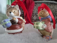 Villeroy & Boch  Foxwood Tales Winter Fun Maus & Fuchs Baumschmuck Anhänger XMAS