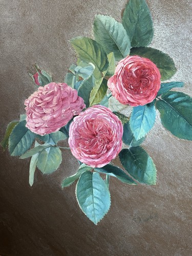 ölgemälde drei rosen - drei,
