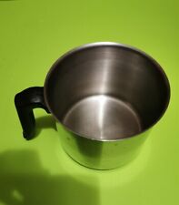 Große Milchkanne Solingen 18/10 Edelstahl Topf, Aufschäumbecher  gebraucht 