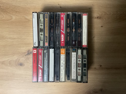 Audio kassetten 20 stück - 20,