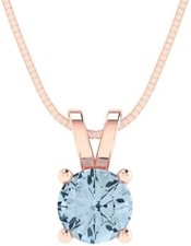 0.56 Karat Natürlich Blauer