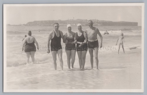 Helgoland 1937 touristen am - -,