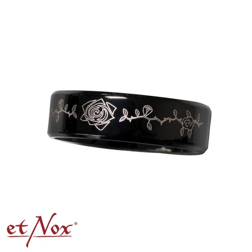 Ring edelstahl schwarz - ring,