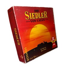 Die Siedler von Catan Brettspiel Holz Version 1995 Altes Design Lesen bitte rar