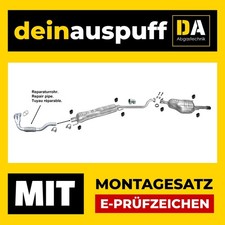 Auspuffanlage für Opel Astra G Coupe 1.8 16V Auspuff C534