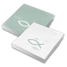 40x itenga Servietten Fisch