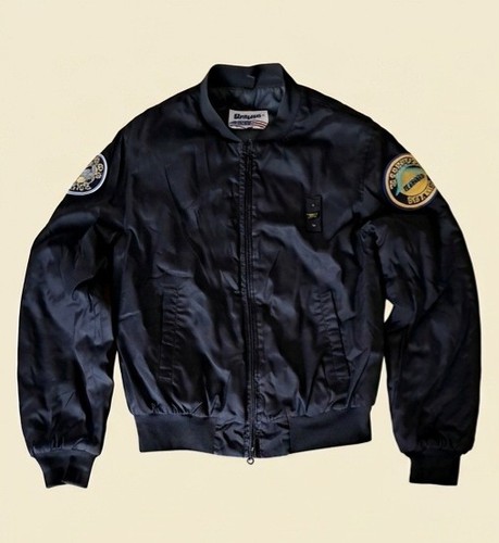Blauer usa police - police, bomberjacke