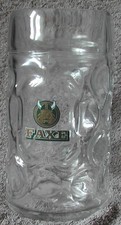 Bierkrug 1 Liter - Glas - Faxe