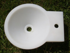 WET Waschbecken Badzimmer Waschplatz beleuchtbar D:38cm Länge 48cm Höhe 19cm