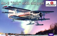 Antonov An-2 'Colt' with ski gear / 1:144 - Amodel 1436