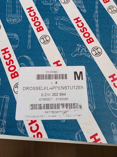 Bosch drosselklappe - bosch,