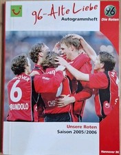 Hannover 96 Autogrammheft Saison 2005/2006 auch Robert Enke ohne Unterschriften 