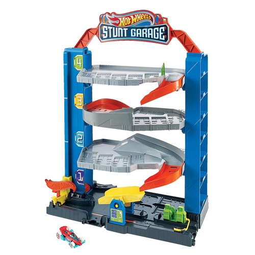 Hot wheels stunt - hot, stunt-garage