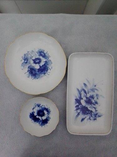 Meissen porzellan blaue blume - blaue,