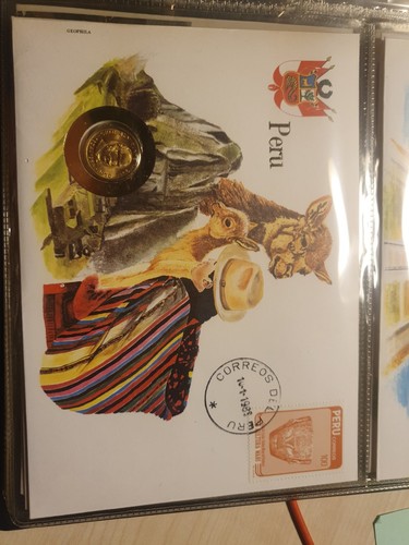 Numisbrief peru 1985 - peru,