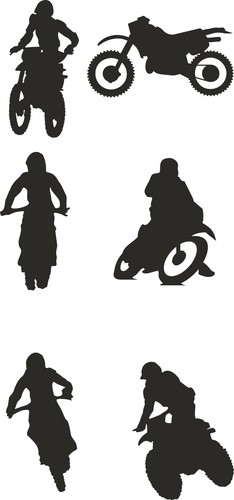 Motorrad biker moped enduro - moped,