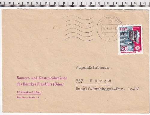 Ddr bedarfsbrief konzert und - konzert-,
