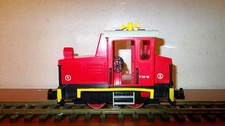 LGB/PLAYMOBIL  rote Diesellok