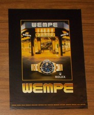 Seltene Werbung vintage ROLEX