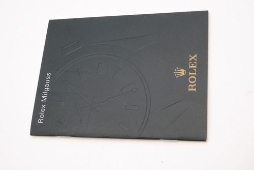 Rolex milgauss booklet - milgauss,