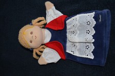 Kuscheltier : Schmusetuch Schmusetier Handpuppe Magd Magdalena blau Mädchen