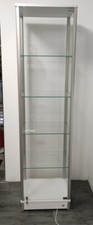 Glass Vitrine mit LED 190x50x40
