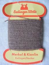 Stopfgarn braun Esslinger Wolle Garn Stopfwolle Beilaufgarn vintage alt basteln