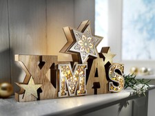 LED Schriftzug Xmas Snowflake