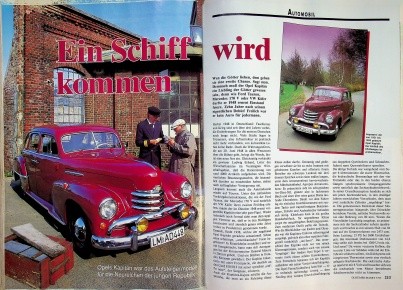 Oldtimer markt 1993 opel - oldtimer,