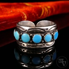 Navajo Türkis Silberring 925